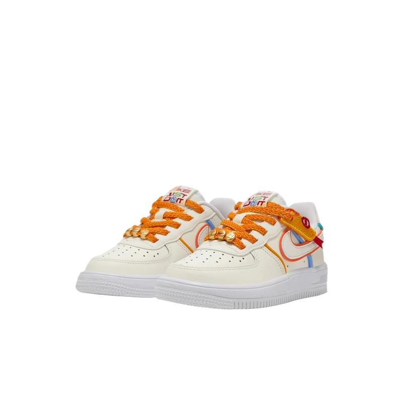 Nike Force 1 Low LV8 EasyOn Serpent New Year Collection Leather Low top Kids Lifestyle Shoes — Rescued #1
