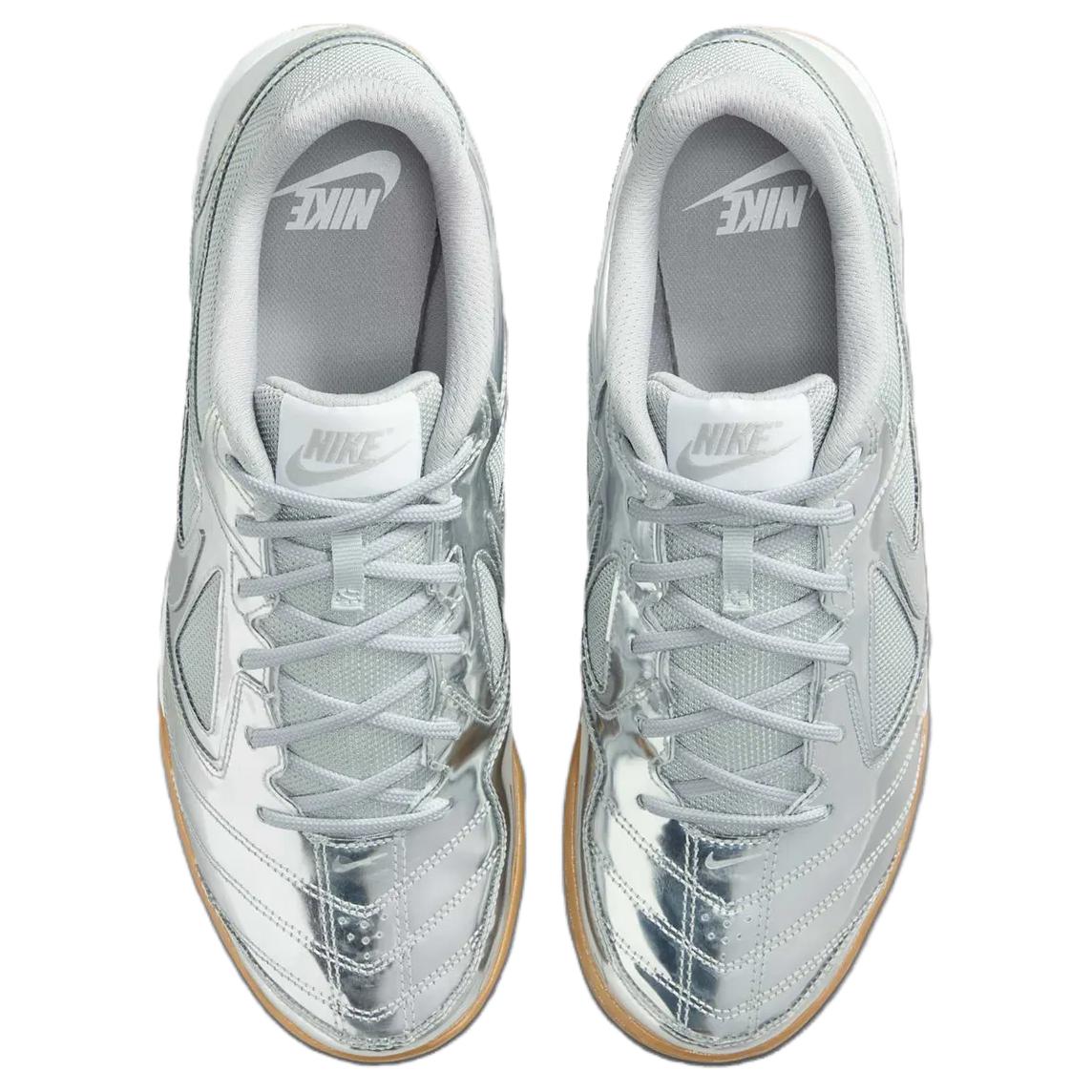 Nike Gato LV8 Metallic Silver White Gum Light Brown — Rescued #1