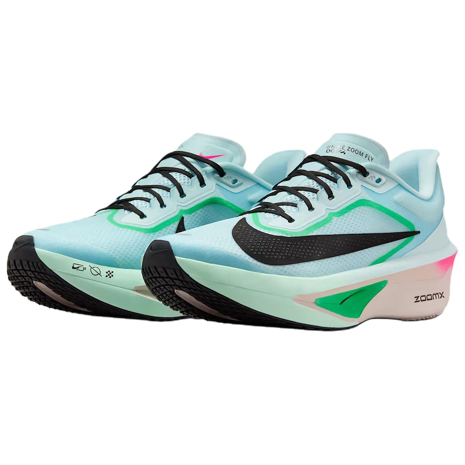 Nike Zoom Fly 6 Abrasion Resistant Low top Casual Marathon Running Shoes Men's Blue — Rescued #1