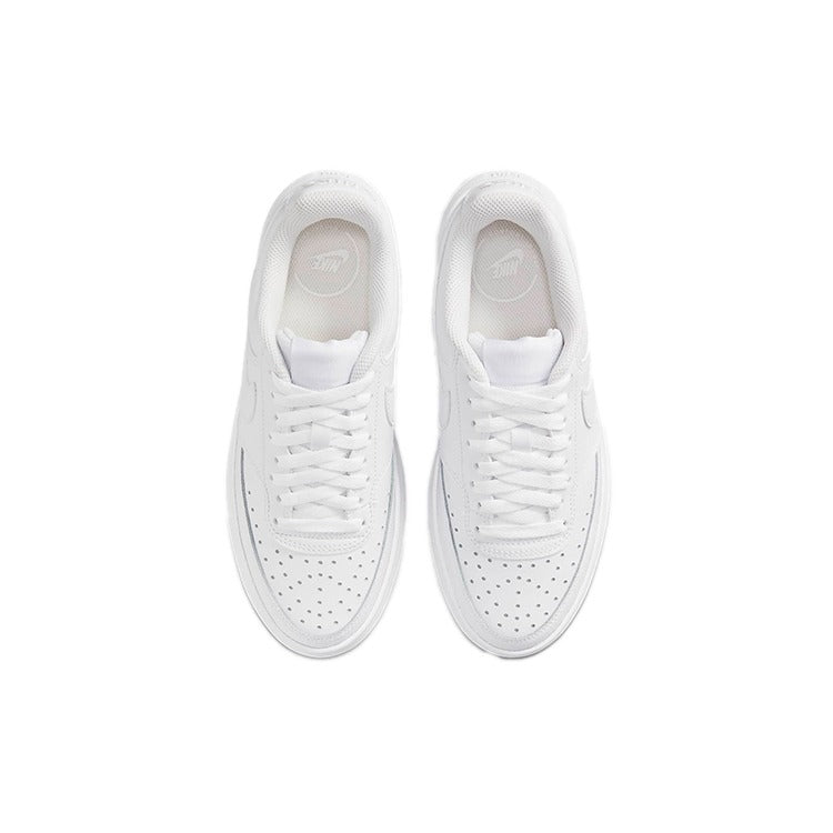 Nike Court Vision Alta Low Triple White — Rescued #1