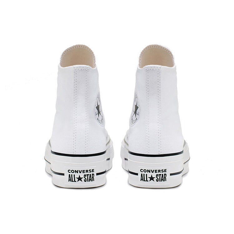 Converse All Star Lift Lightweight High top Canvas Shoes Women's Pure White — Rescued #1