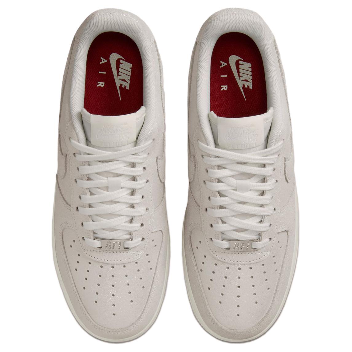 Nike Air Force 1 Low '07 Se Sail Glittery Suede Women's — Rescued #2