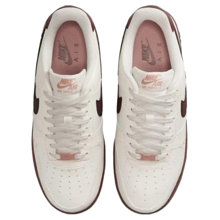 Nike Air Force 1 Breathable Low top Skateboard Shoes Women's Ecru — Rescued #1