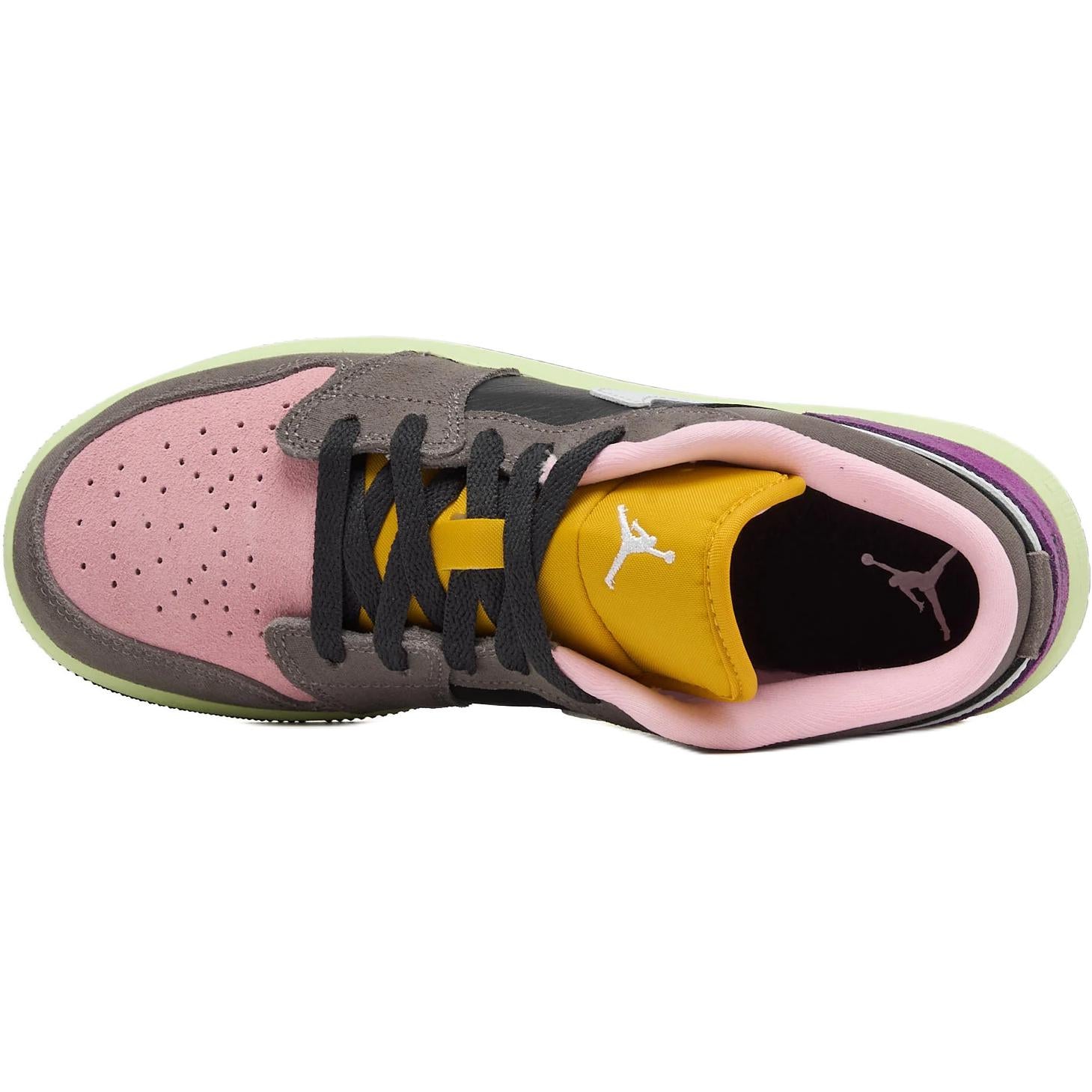 Jordan Air Jordan 1 Low top Skateboard Shoes Brown Pink Unisex — Rescued #1