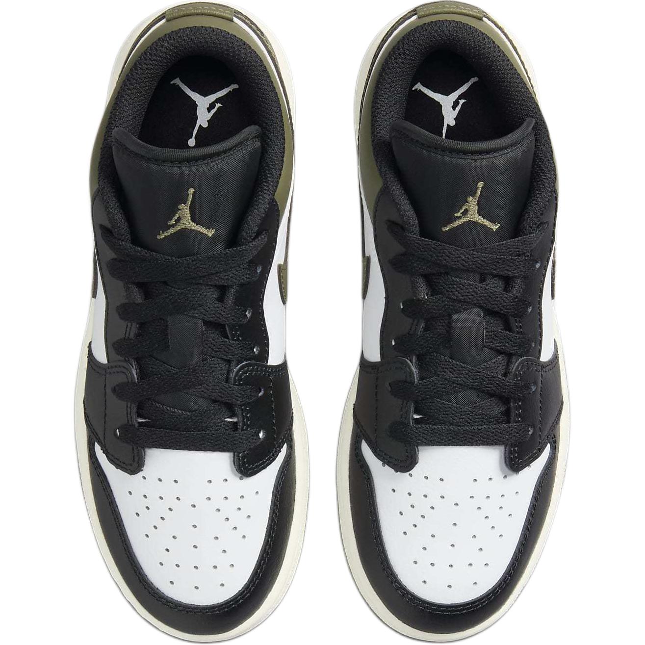 Jordan Air Jordan 1 Low top Basketball Shoes Black Green Unisex — Rescued #1