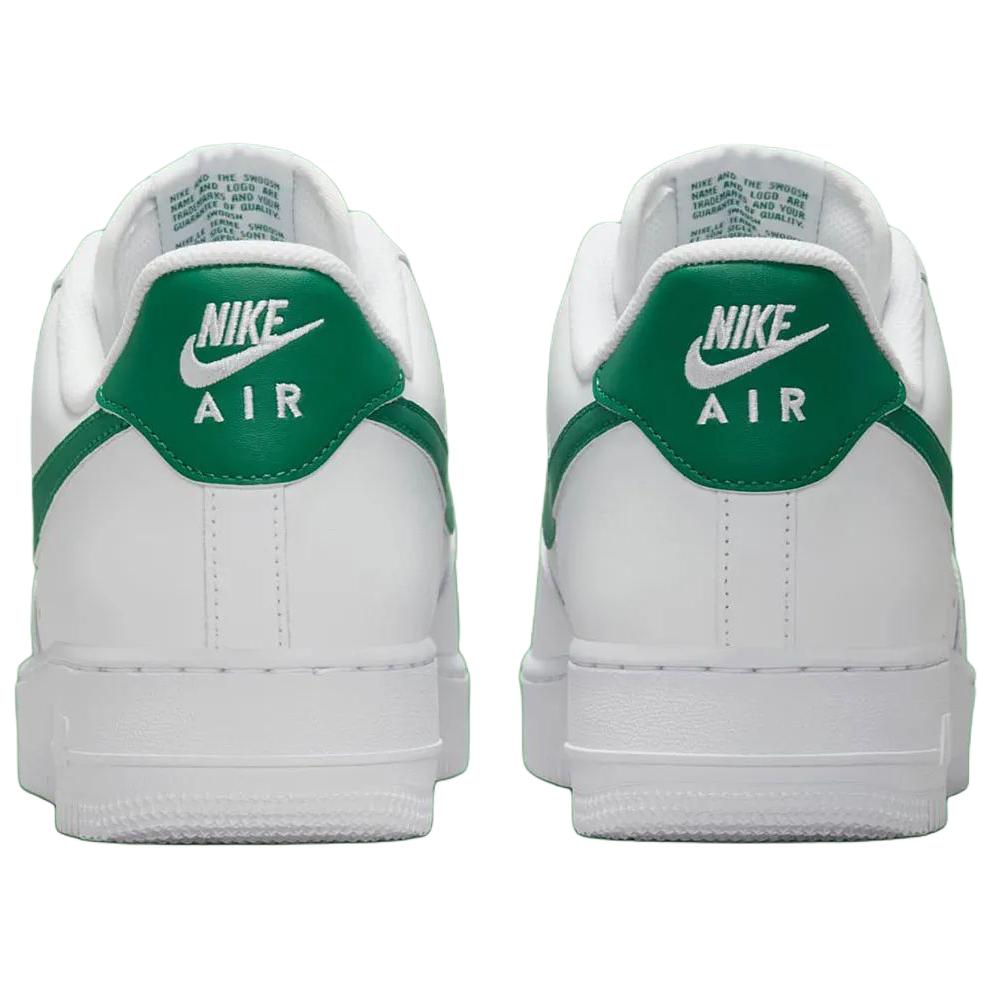 Nike Air Force 1 Slip Resistant Abrasion Resistant Low top Skateboard Shoes Men's White Green — Rescued #1