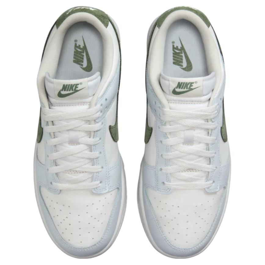 Nike Dunk Abrasion Resistant Low top Skateboard Shoes Silver White — Rescued #1