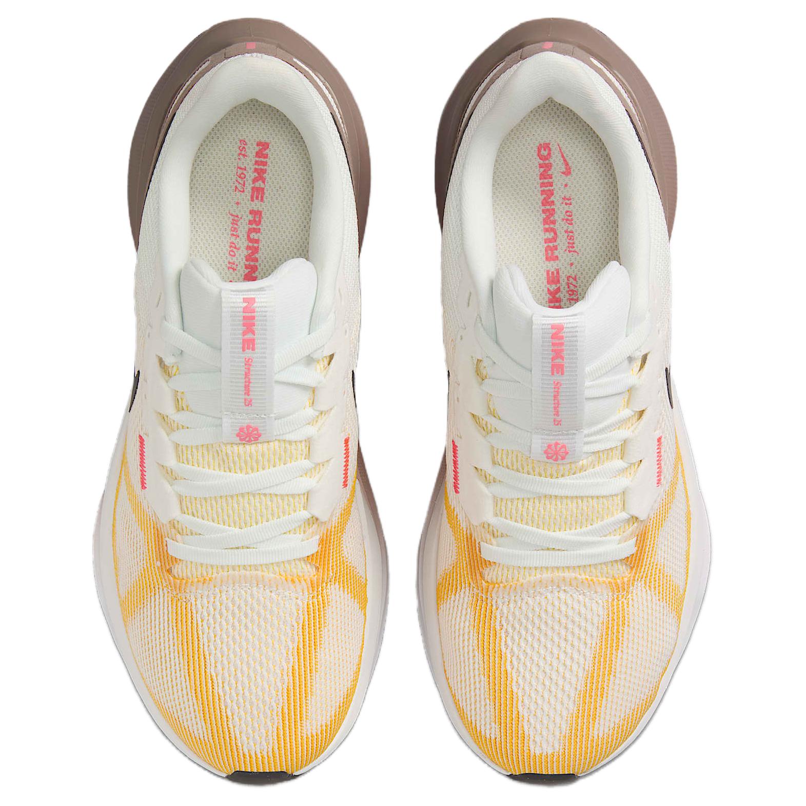 Nike Structure 25 Summit White Mink Brown Varsity Maize Black — Rescued #1
