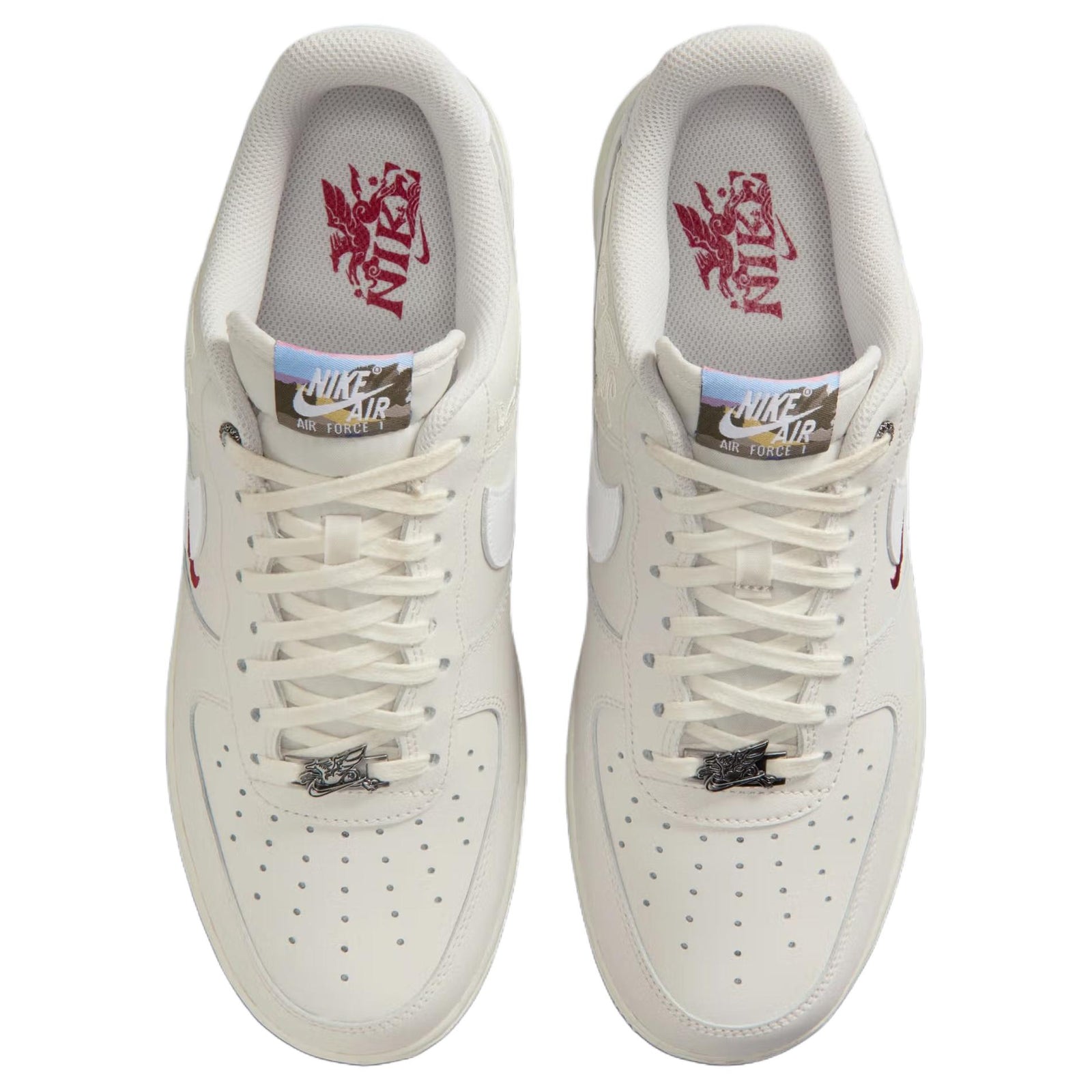 Nike Air Force 1 Synthetic Leather, Split Cow Leather Low top Skateboard Shoes Men's White — Rescued #1