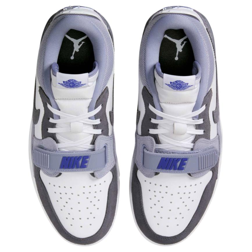 Jordan Legacy 312 Low top Vintage Basketball Shoes White Black Purple — Rescued #1
