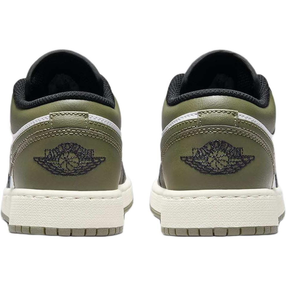 Jordan Air Jordan 1 Low top Basketball Shoes Black Green Unisex — Rescued #1