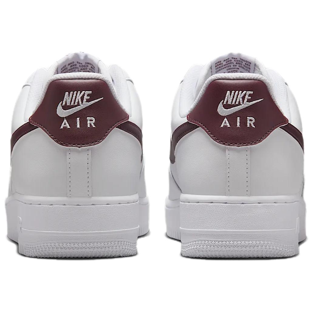 Nike Air Force 1 Low '07 White Burgundy Crush — Rescued #1