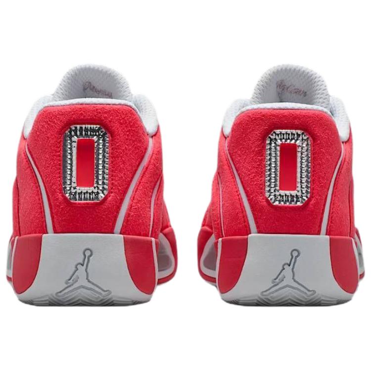 Jordan Tatum 4 Basketball Shoes Red Gray — Rescued #1