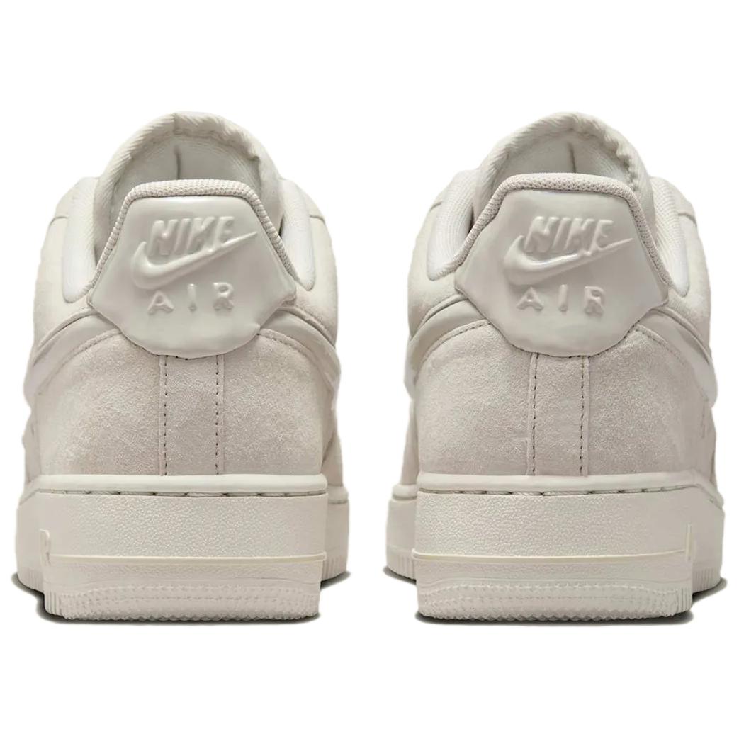 Nike Air Force 1 Leather Classic And Versatile Cushioning Low top Skateboard Shoes Light Bone — Rescued #1