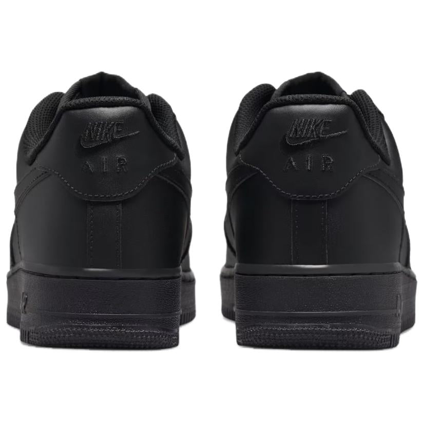 Nike Air Force 1 07 Black Warrior Vintage Cushioning Breathable Low top Skateboard Shoes Men's Black — Rescued #1