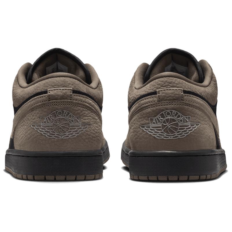 Jordan Air Jordan 1 Cushioning Low top Vintage Basketball Shoes Brown Black — Rescued #1