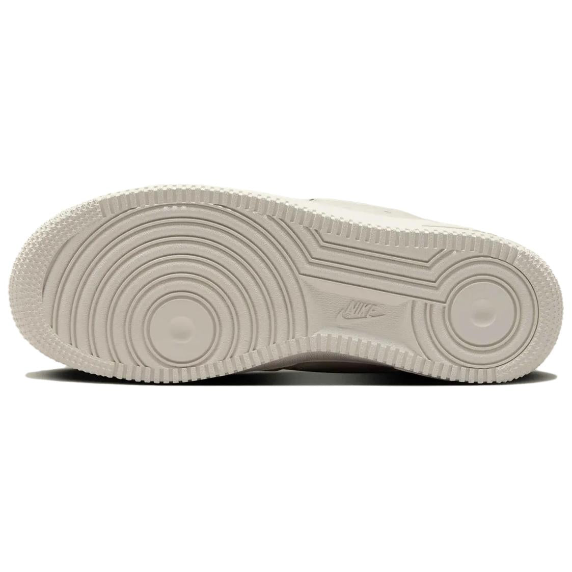 Nike Air Force 1 Leather Classic And Versatile Cushioning Low top Skateboard Shoes Light Bone — Rescued #1