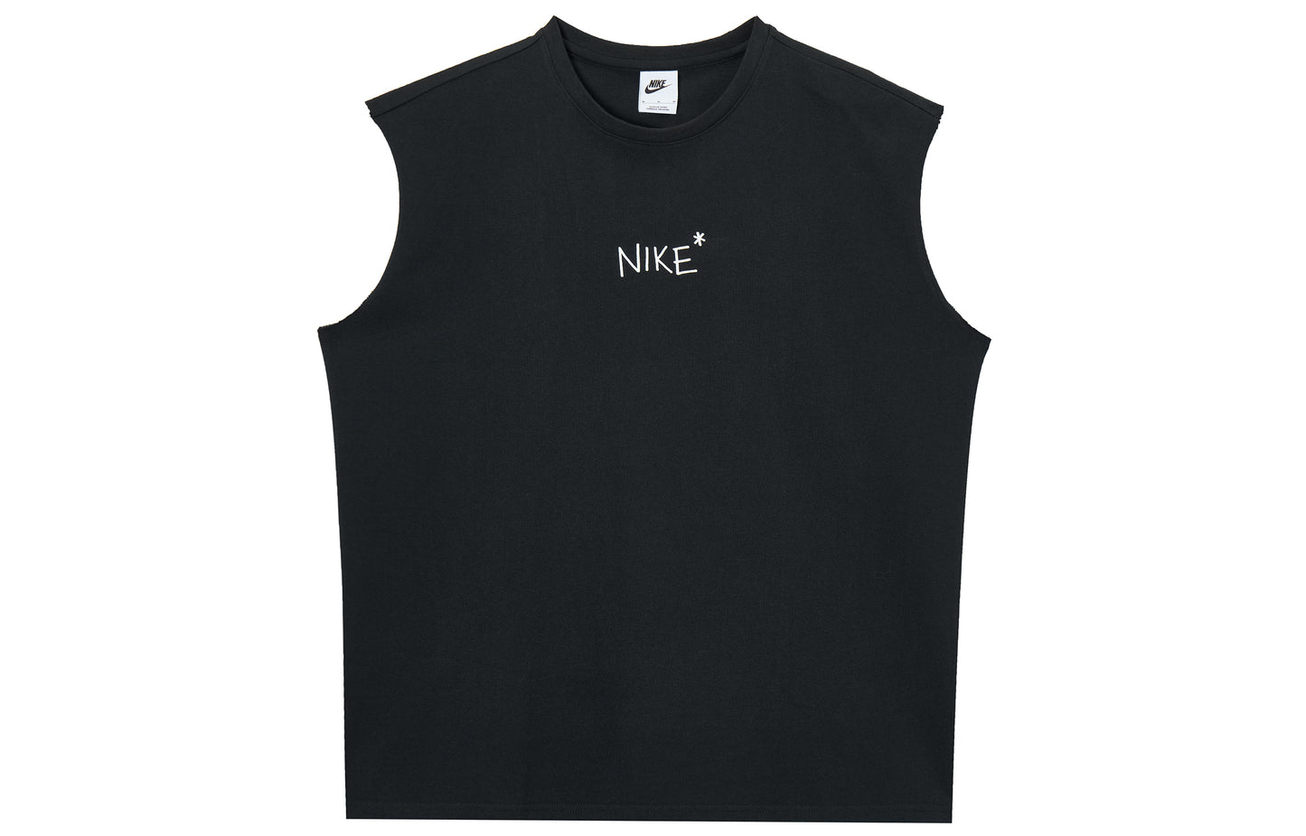 Nike Tank Tops Men's Black Crew Neck Moderate Sleeveless