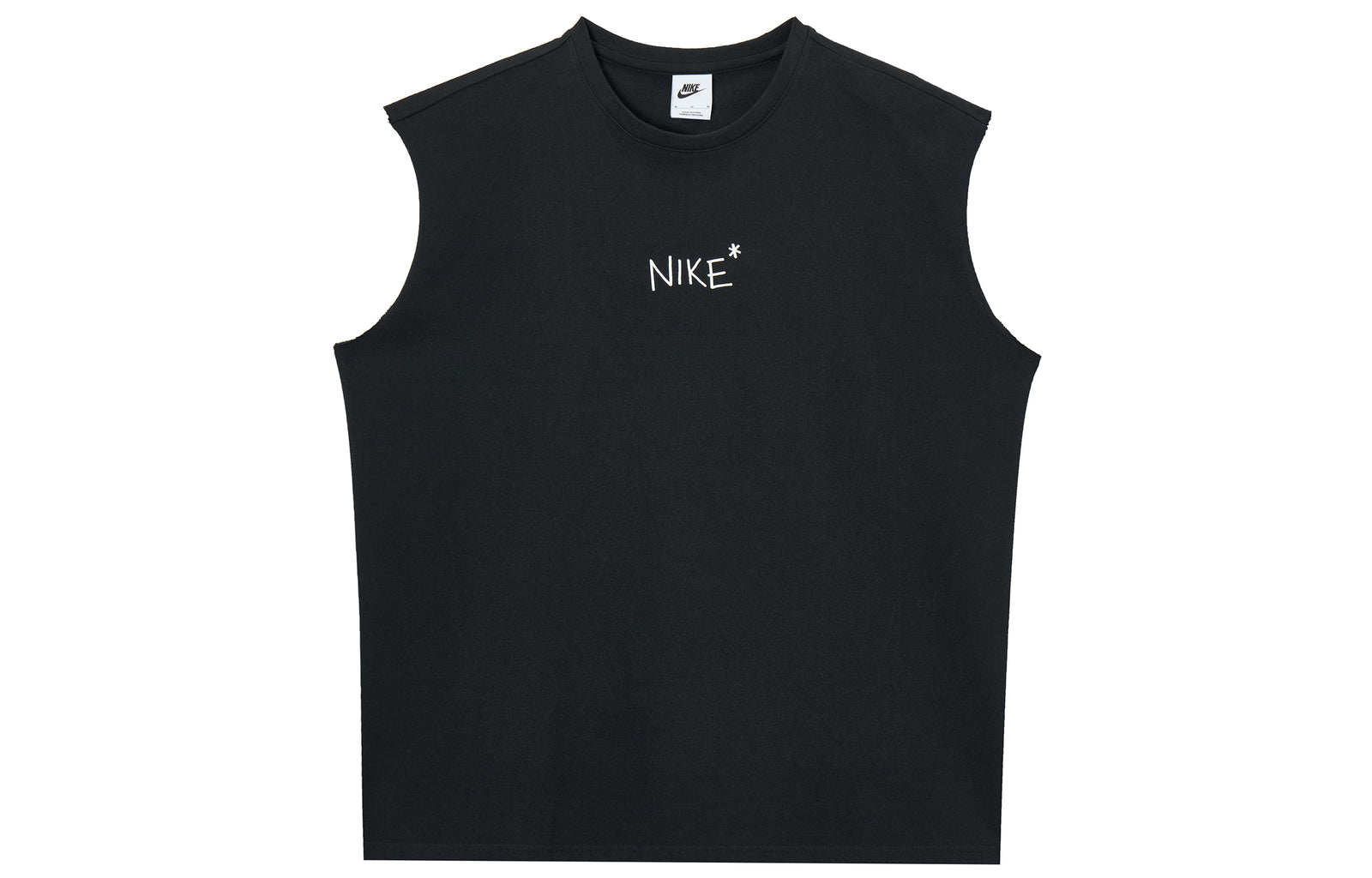 Nike Tank Tops Black Crew Neck Moderate Sleeveless