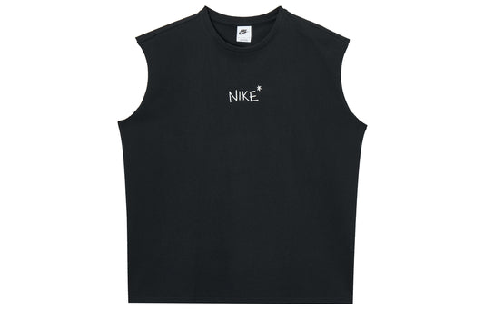 Nike Tank Tops Men's Black Crew Neck Moderate Sleeveless