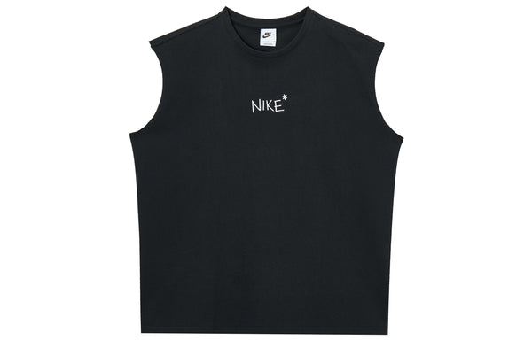 Nike Tank Tops Black Crew Neck Moderate Sleeveless