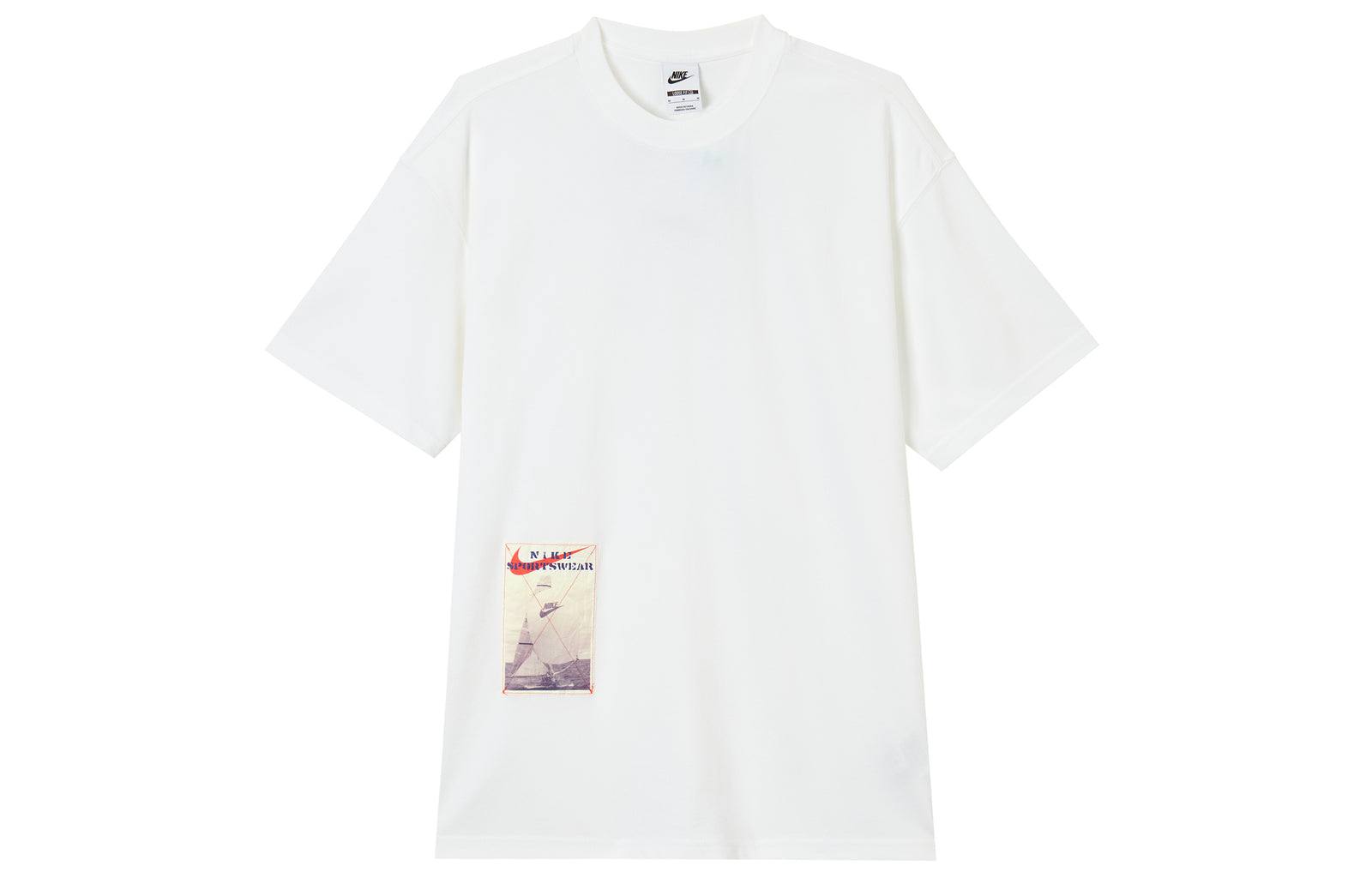 Nike T Shirts White Crew Neck