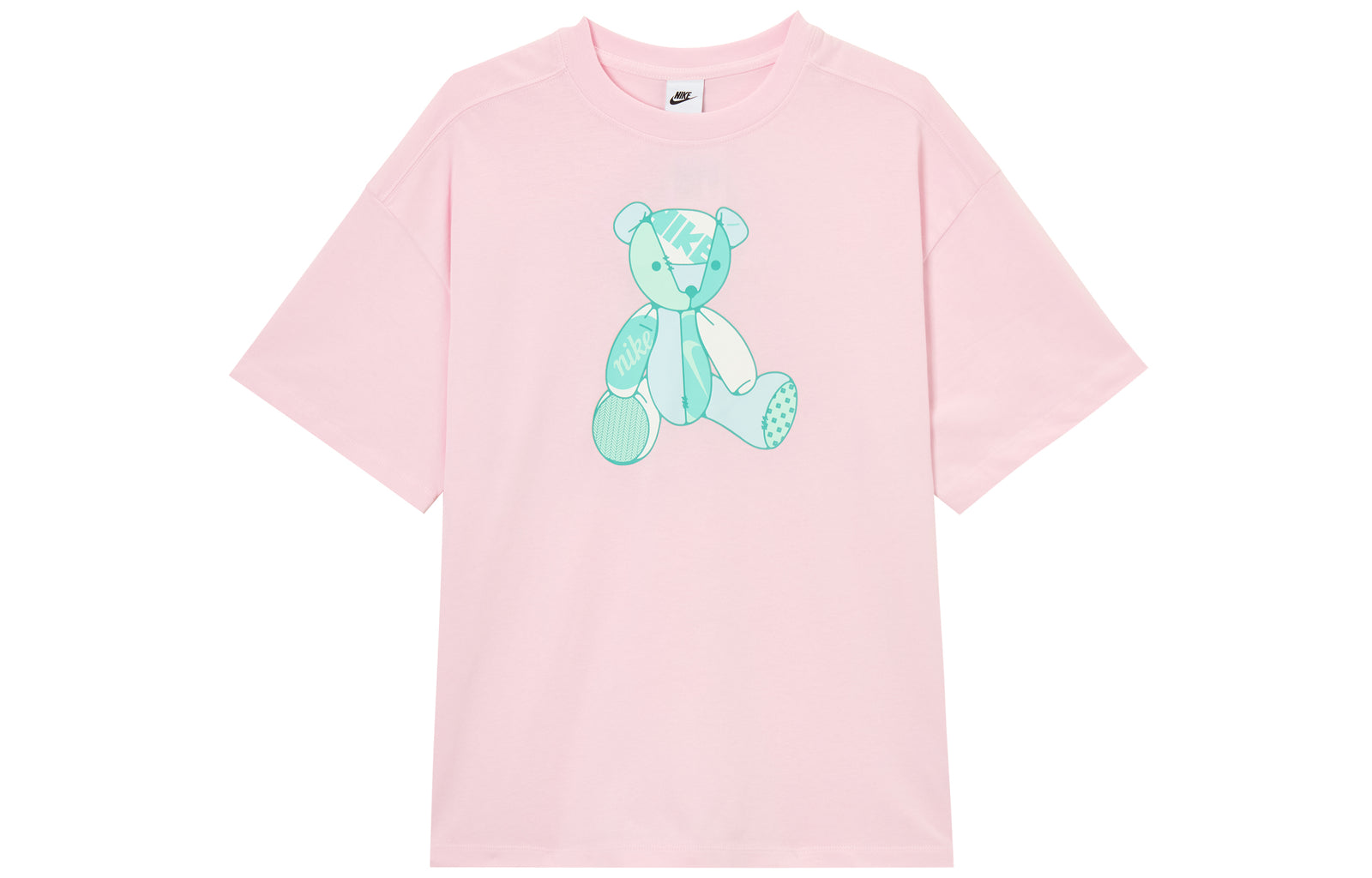 Nike T Shirts Pink Crew Neck