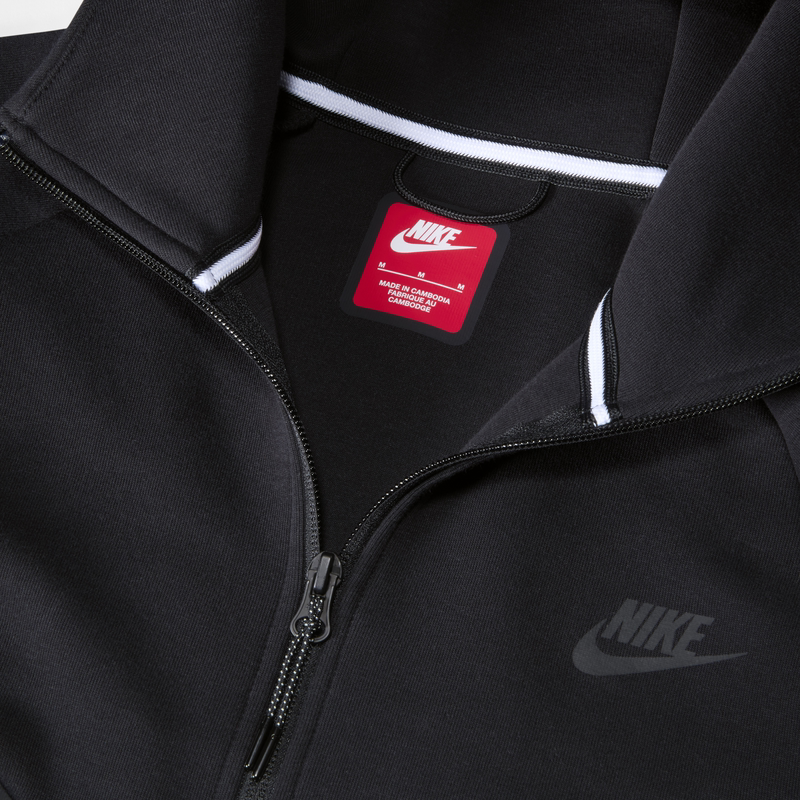 Nike Tech Fleece Windrunner Full-Zip Hoodie 'Black' (Asia sizing)