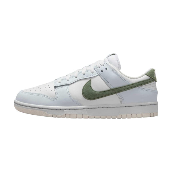 Nike Dunk Abrasion Resistant Low top Skateboard Shoes Silver White