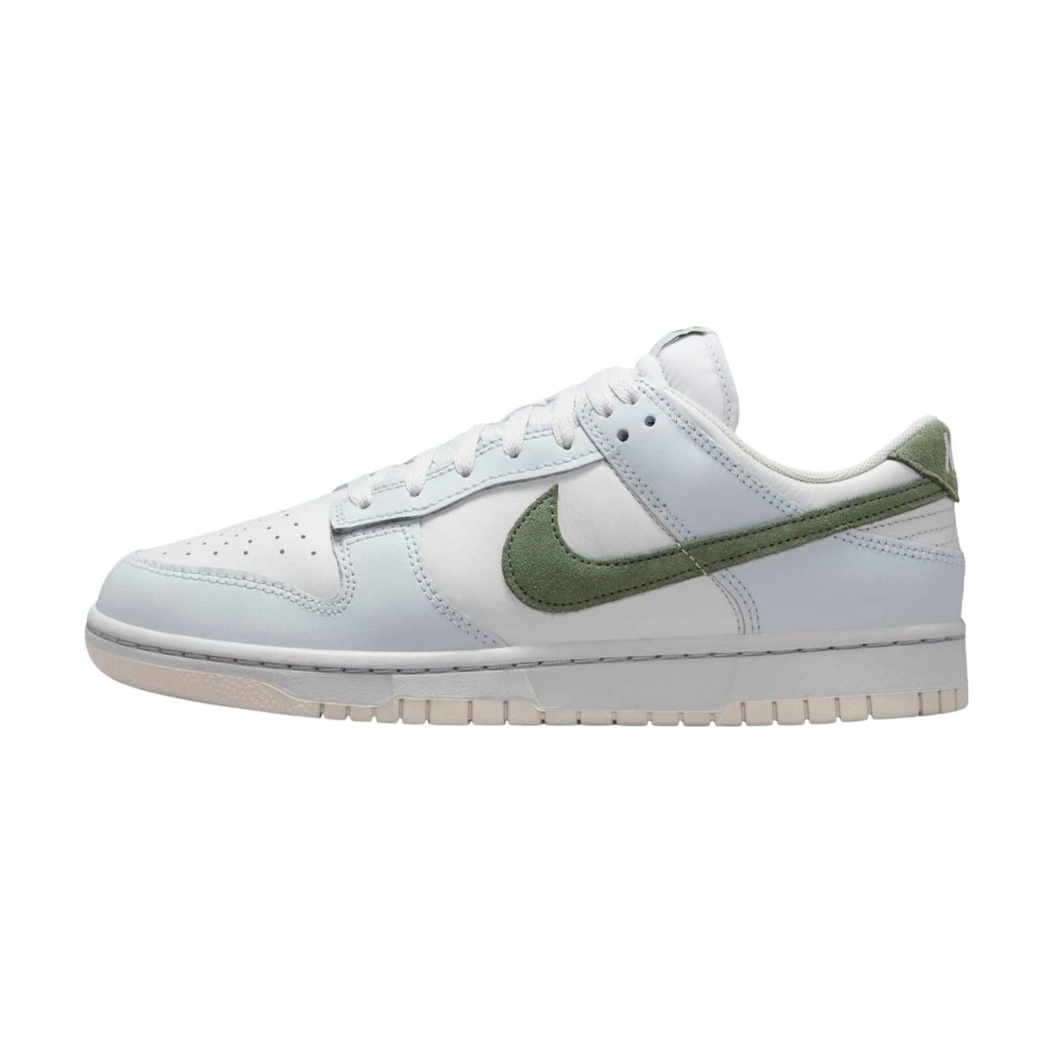Nike Dunk Abrasion Resistant Low top Skateboard Shoes Silver White — Rescued #1