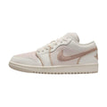 Jordan Air Jordan 1 Leather Breathable Low top Vintage Basketball Shoes Beige — Rescued #1