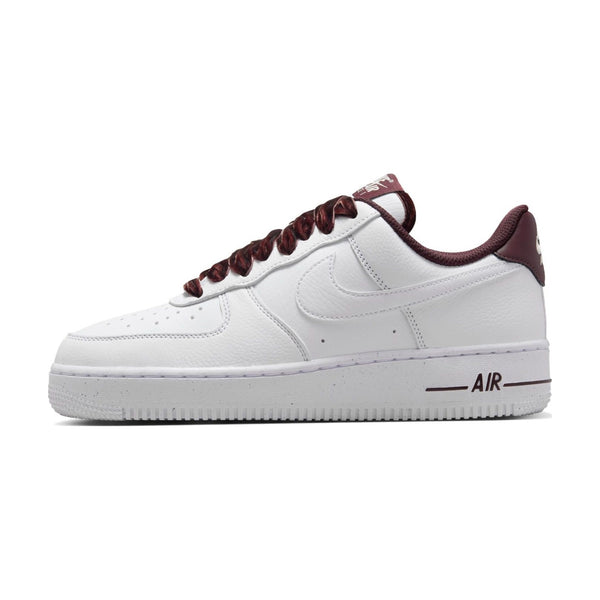 Nike Air Force 1 Leather Skateboard Shoes White Red