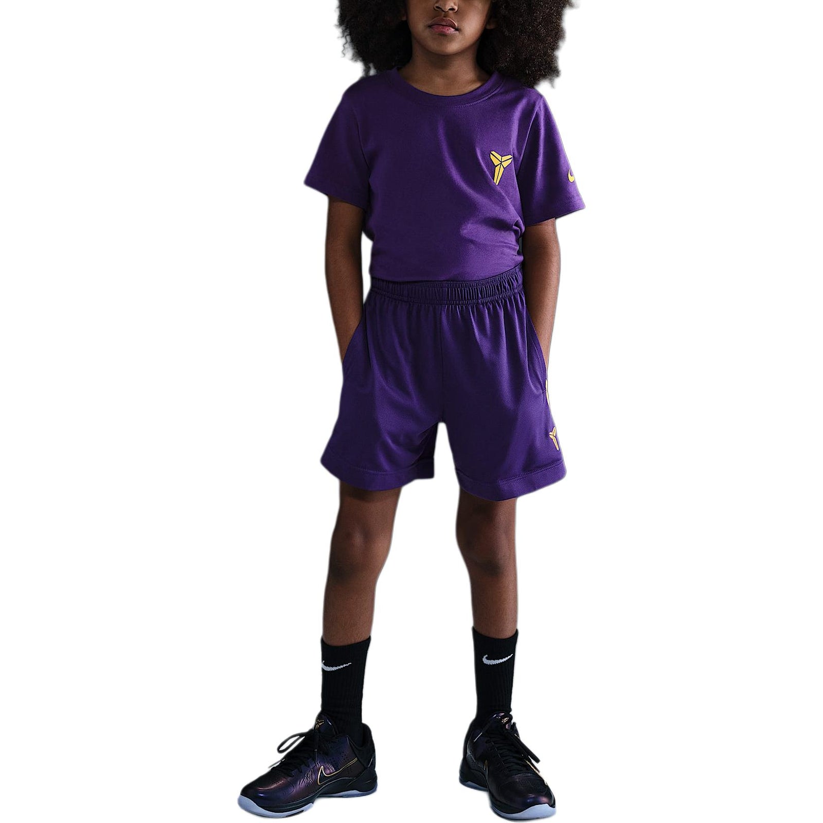 Nike Dri Fit Shorts Court Purple/University Gold