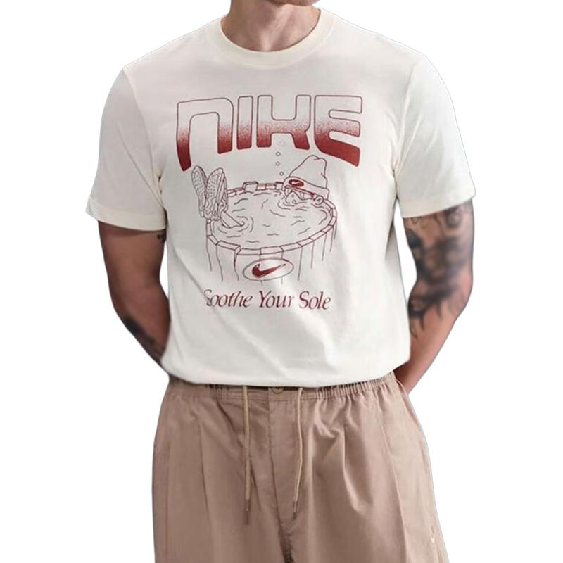 Nike T Shirts HQ9265 110 Crew Neck