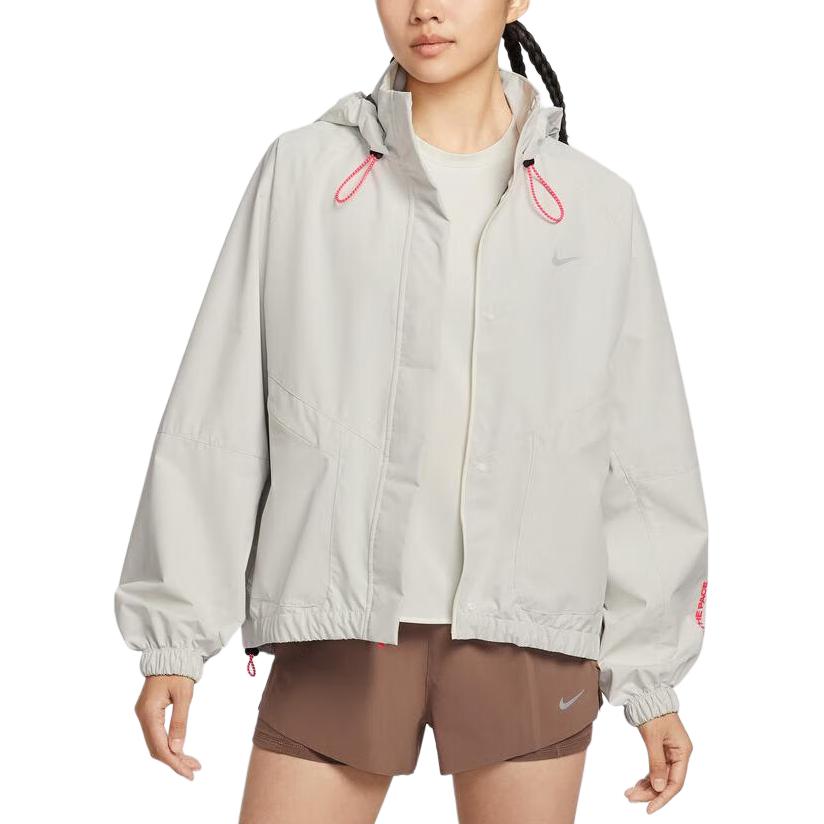 Nike Jackets Gray Hooded