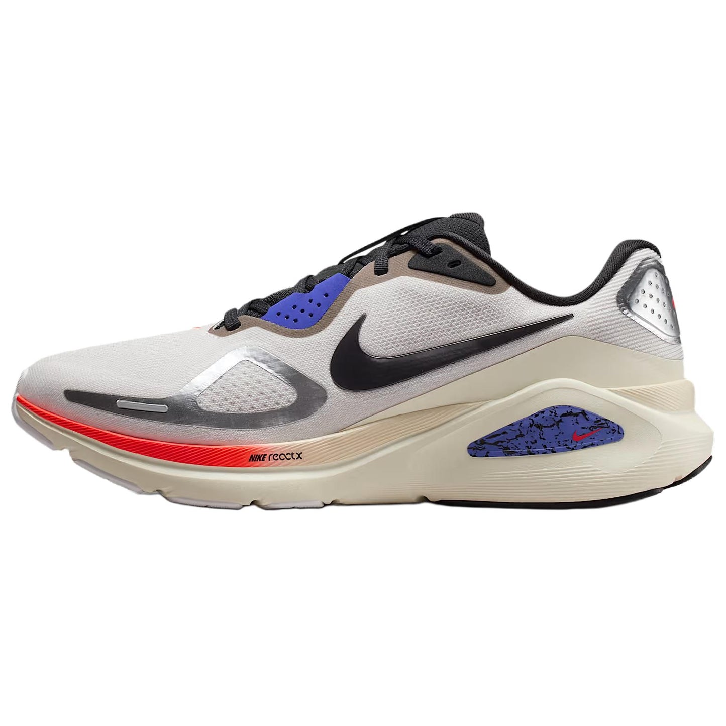 Nike Structure 26 Running Shoes Men's White Silver Black