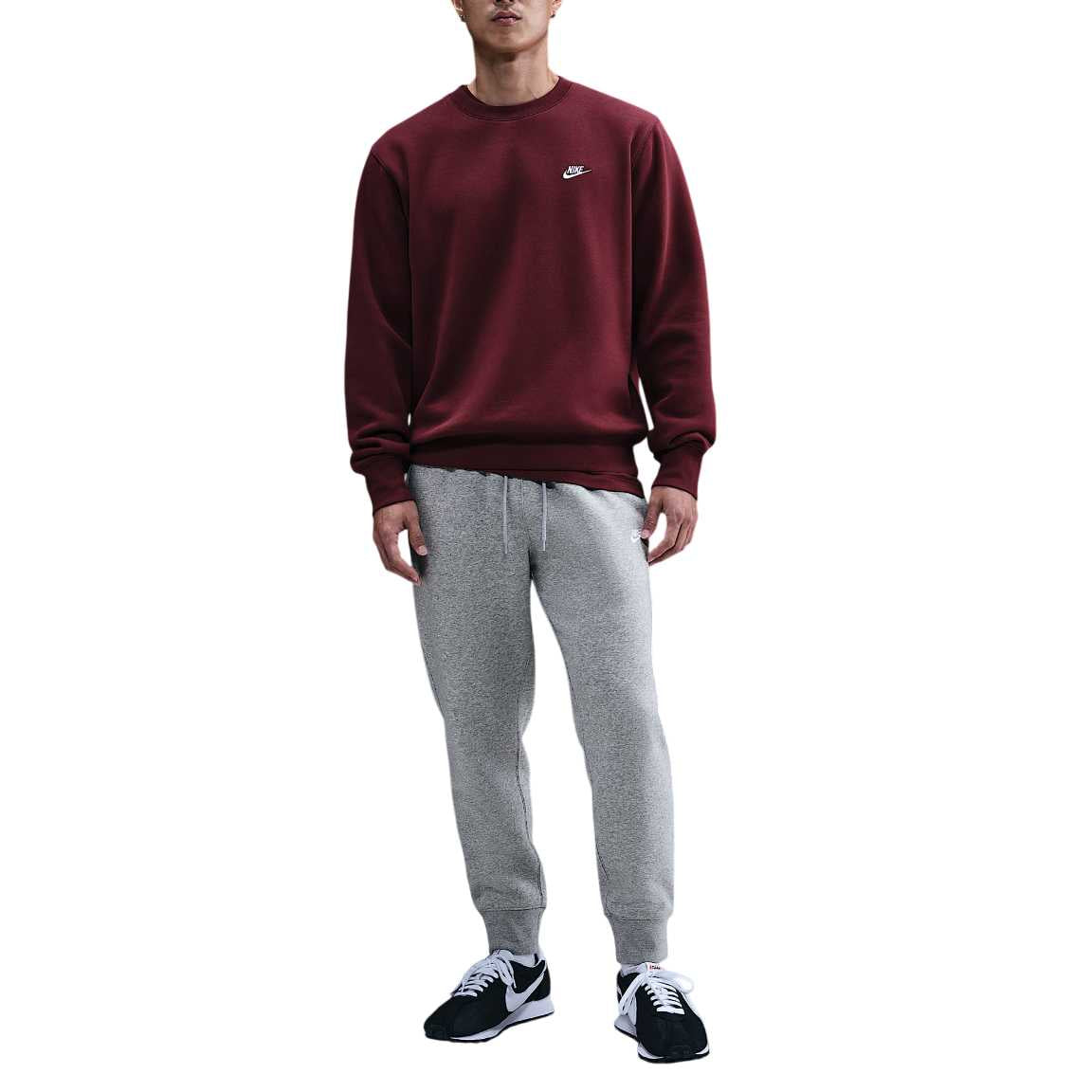 Nike Knitted Sweatpants Gray Moderate Cuffed Pants