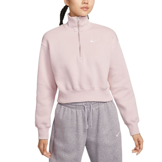 Nike Sportswear Phoenix Fleece PHNX FLC QZ CROP Sweatshirt Women's