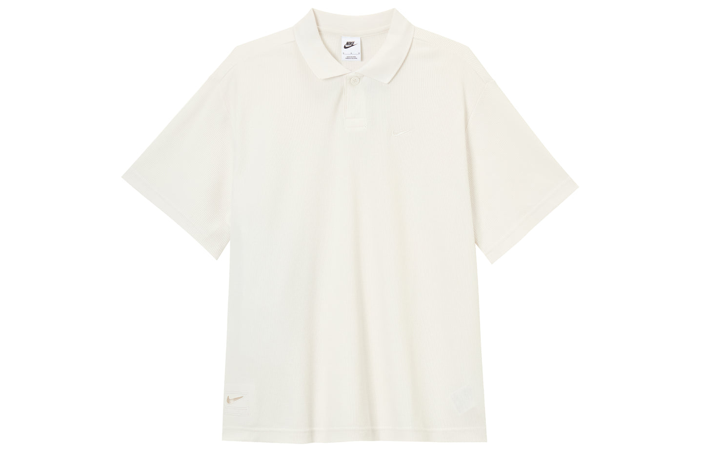 Nike Polo Shirts Men's White Polo Collar Moderate