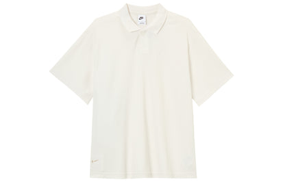 Nike Polo Shirts Men's White Polo Collar Moderate