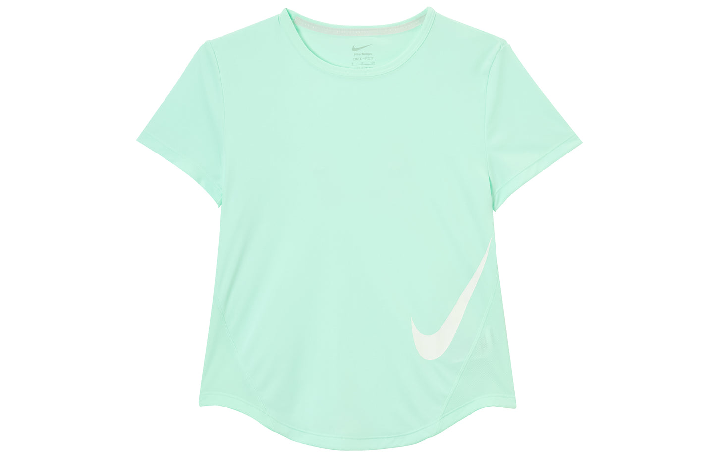 Nike T Shirts Women's Mint Foam/white Crew Neck Moderate