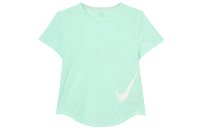 Nike T Shirts Women's Mint Foam/white Crew Neck Moderate