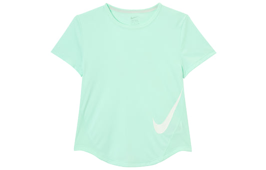 Nike T Shirts Women's Mint Foam/white Crew Neck Moderate