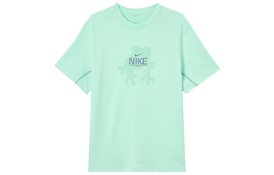 Nike Dri Fit T Shirts Men's Foam Mint Green Crew Neck Moderate