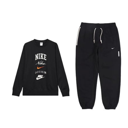 Nike Sweatshirt Set Unisex Black