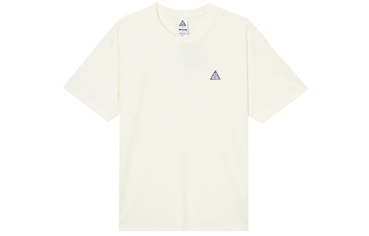 Nike ACG T Shirts Men's Canvas Crew Neck Moderate Straight Fit