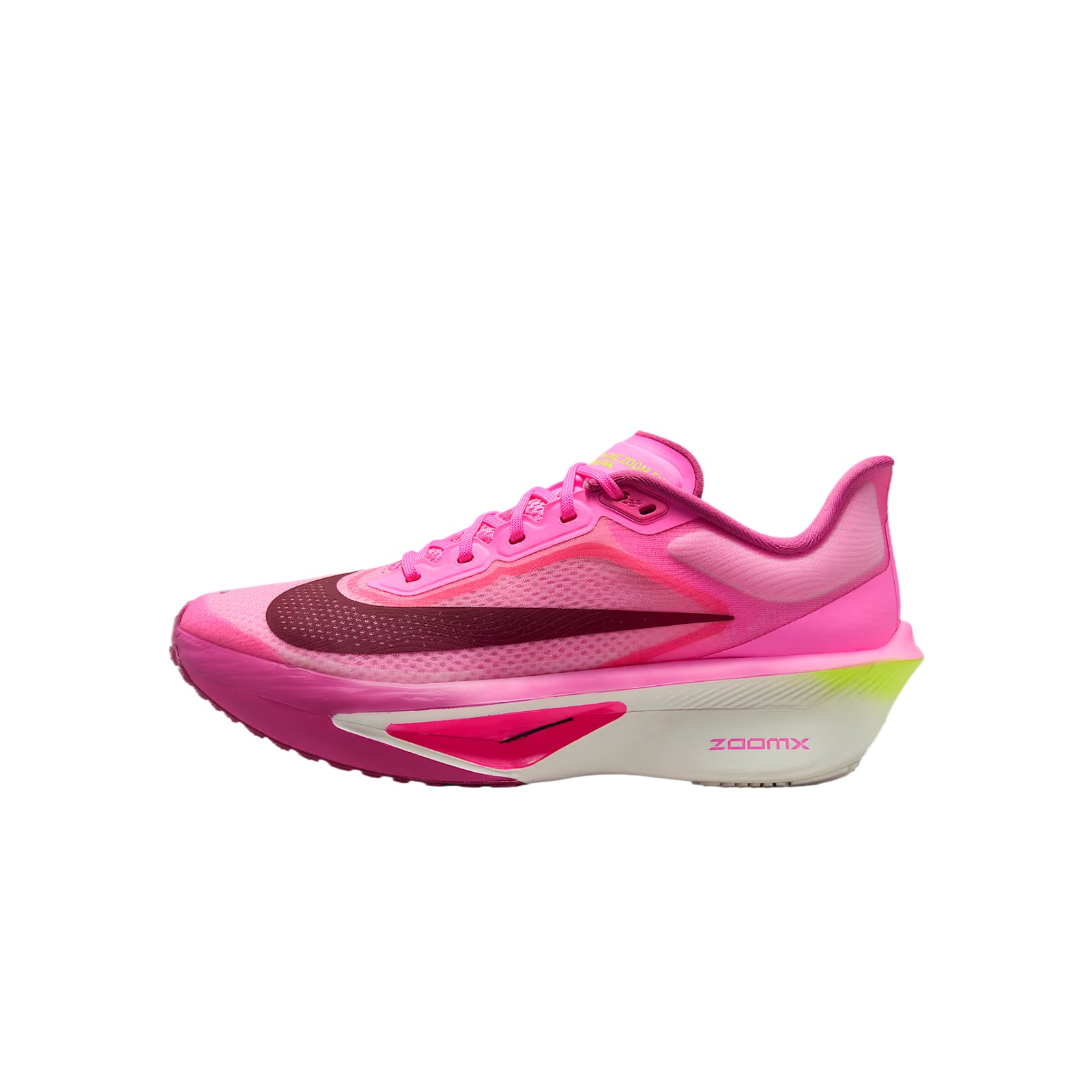 Nike Zoom Fly 6 Low top ZoomX Foam Combined With Carbon Fiber Plate Marathon Racing Running Shoes Pink
