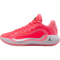 Jordan Luka 4 Slip Resistant Abrasion Resistant Low top Children's Basketball Shoes Red