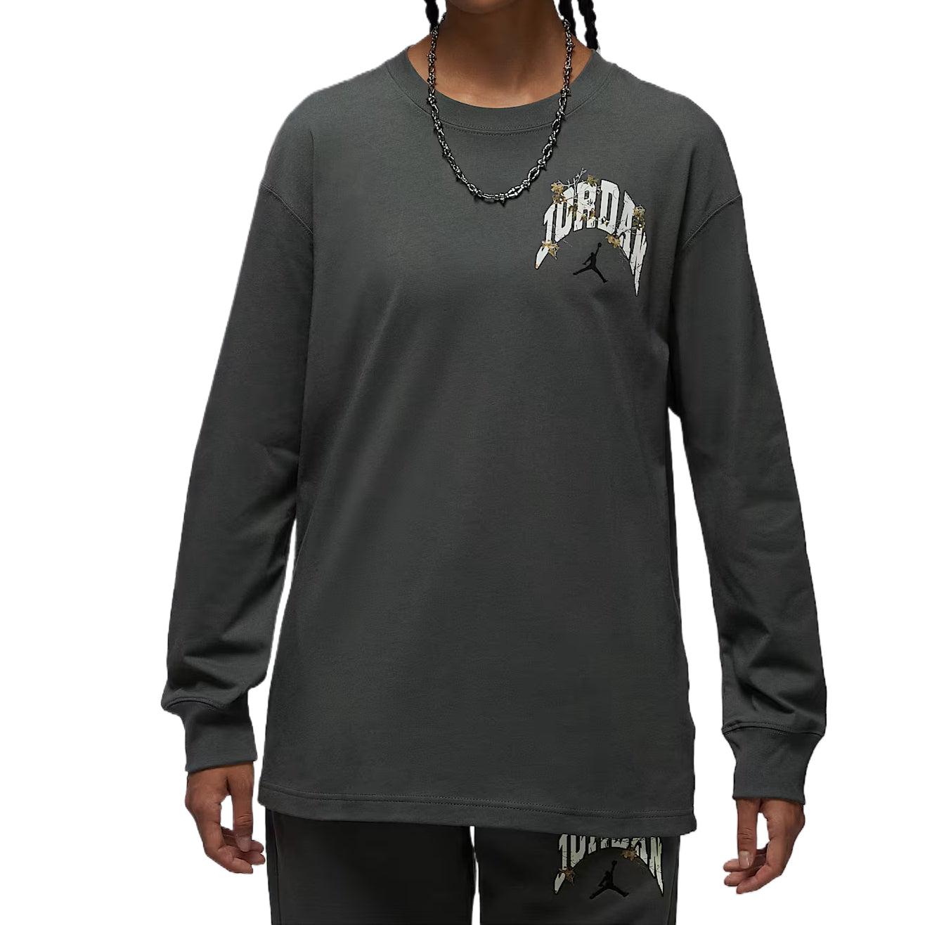 Jordan Brooklyn Drop Shoulder Sleeve T Shirt