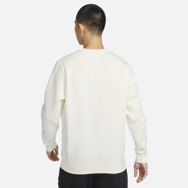 Nike Sportswear Club Fleece Sweatshirt Men's Sail White - View 2